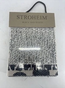 Stroheim Textured Fabric Sample Book Black and White Book #B0117 - Picture 1 of 12