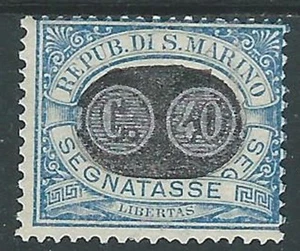 1931 SAN MARINO SEGNATASSE SOPRASTAMPATO 40 SU 30 CENT MH * - R6-7 - Picture 1 of 1