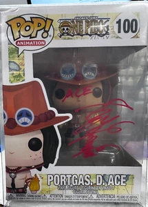 One Piece Portgas D. Ace Funko POP! Figure Autographed by Toshio Furukawa - Picture 1 of 5