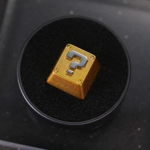 Question Mark Zinc Alloy R4 Keycap Metal Key Cap For MX Mechanical Keyboard - Picture 1 of 3