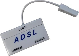 ADSL/ADSL2+ Microfilter Internet Broadband Micro Filter Splitter With Cable Lead - Picture 1 of 2