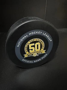 Boston Bruins Official Inglasco NHL Game Puck 1970 Stanley Cup Champions 50th - Picture 1 of 2