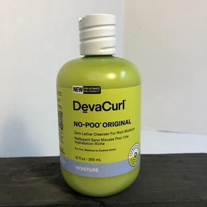 DevaCurl No-Poo® Original Zero Lather Cleanser Shampoo 12 Fl Ounces - Picture 1 of 3