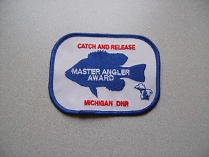 MICHIGAN DNR MASTER ANGLER CATCH & RELEASE FISH PATCH- MICHIGAN DEER - BEAR - Picture 1 of 1