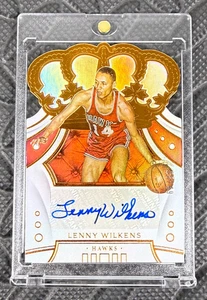 2019-20 Panini Crown Royale Lenny Wilkens Autograph /49 St. Louis Hawks #CA-LWK - Picture 1 of 3