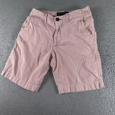 Pantalones Cortos American Eagle Para Hombre 28 Rojo Blanco Rayas Seersucker Chino Preppy Foto 1 de 4