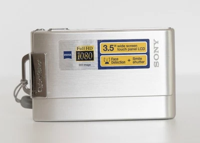 SONY Cyber-Shot DSC-T2 8 MP Digital Compact Camera - Image 1 of 4