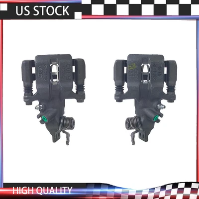 Rear Left & Right Brake Calipers with Bracket Fits 2004-2008 Acura TSX - Cardone - Image 1 of 4