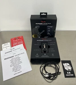 Fender Mustang Micro Plus Guitar Headphone Amplifier - Like New - Foto 1 di 6