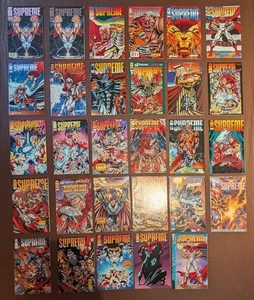 Supreme Comic Lot Image Comics 29 Ausgaben fast neuwertig Sortiment silberne Variante & versiegelte Bücher - Bild 1 von 11