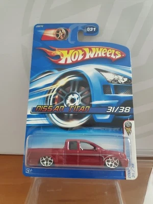 Hot Wheels 2006 First Edition #31/38 Nissan Titan in Red y5 Wheels - Image 1 of 4