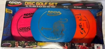 [NUEVO PRECINTADO] Juego de 3 piezas Innova Disc Golf con driver, gama media y putter Foto 1 de 4