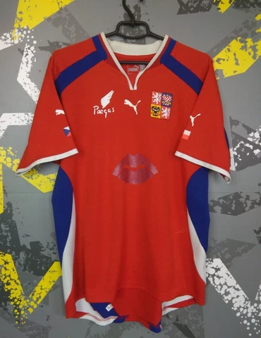 Czech Republic Jersey 2000 2001 Home LARGE Shirt Puma ig93 Cover