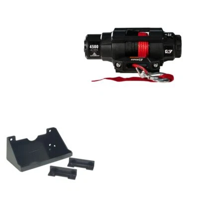 Viper 4500lbs V3 Winch Red Rope With Mount For Kawasaki Mule PROFXR 2018-2020 - Image 1 of 3