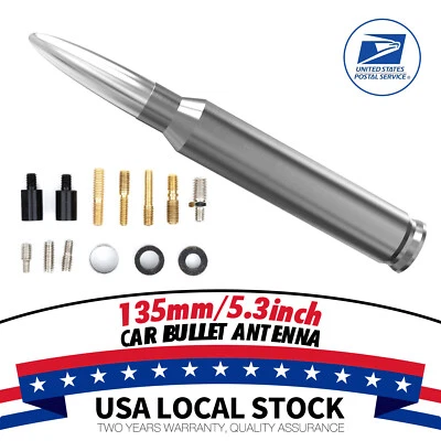 5.3inch Silver Bullet Antenna Mast  AM/FM for JEEP COMMANDER 2006-2010 Brand New - Image 1 of 4