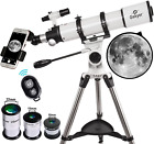 Telescope 600X90MM AZ Refractor for Adults Astronomy German Technology Scope