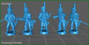 French Horse Artillery 1812-15 - 5 Minis - Epic 15mm Miniatures - Bild 1 von 2