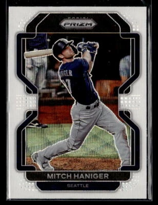 Mitch Haniger - 2022 Panini Prizm White Wave Prizm #65 Seattle Mariners - Image 1 of 2