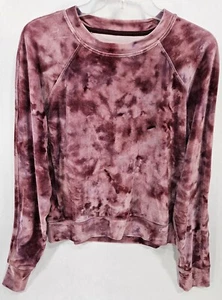 Lululemon 10 Warm Down Crew Velour Interstellar Cassis Soft Plush Pink Purple - Picture 1 of 11