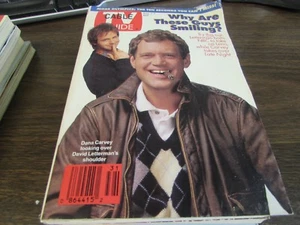VINTAGE - TV GUIDE - AUG 1ST 1992  - DAVID LETTERMAN, DANA CARVEY - EXCELLENT - Picture 1 of 1