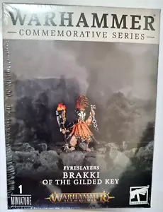 Warhammer Serie Conmemorativa Fyreslayers Brakki de la Llave Dorada Aniversario - Imagen 1 de 1