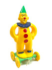 RARE vtg Rosbro Rosen Halloween Zook the Clown Candy Container Easter Yellow 