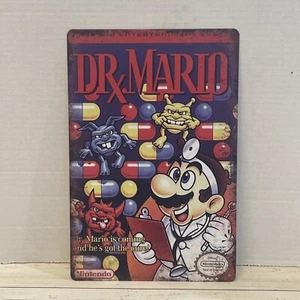 Dr Mario Nintendo Metal Poster Arcade Game Room Wall Decor Gameboy Nes - Picture 1 of 1