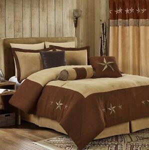 Western Star Bedding Indiana Comforters, Leather Bedspreads Comforters