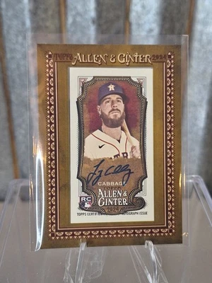TREY CABBAGE 2024 Topps Allen & Ginter Framed Mini On-Card Auto #MA-TC 🔥⚾🔥 - Image 1 of 2