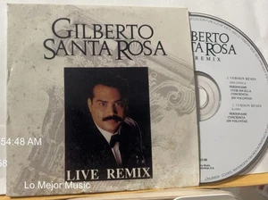 Rare No Longer Made CD PROMO ONLY GILBERTO SANTA ROSA Live remix discoteca 7:19 - Imagen 1 de 2