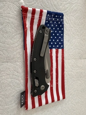 MICROTECH AMPHIBIAN RAM-LOK 137RL-10 FLGTBK Fluted G10 Stonewashed M390MK   - Image 1 of 4