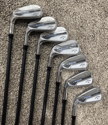 NUEVO Juego de plancha de humo Callaway Paradym AI 5-PW, AW grafito cifra cincuenta regular LH Foto 1 de 4