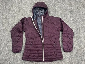Columbia Titanium Jacket Womens L Purple 890TD Omni-Heat TurboDown Puffer Coat* - Picture 1 of 11