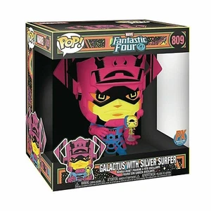 Funko Pop! Jumbo Marvel Galactus mit Silver Surfer (Schwarzlichtversion) 10 Zoll - Bild 1 von 2
