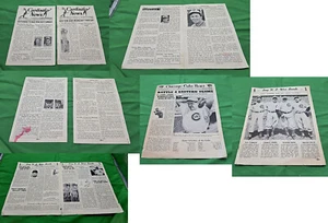 1938 St. Louis Cardinals Newsletters Lot of 2 Lon Warneke estate - Picture 1 of 3