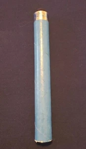 Tubo de papel duro caleidoscopio vintage azul ""mágico mármol"" 8,5" con etiqueta: usado - Imagen 1 de 5