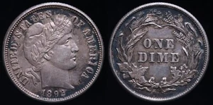1892 Barber Dime - Super Nice!!! - Picture 1 of 3