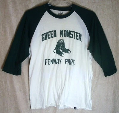 Green Monster Fenway Park Shirt Adult Medium Boston Red Sox Home '47 Brand MLB - Image 1 of 3
