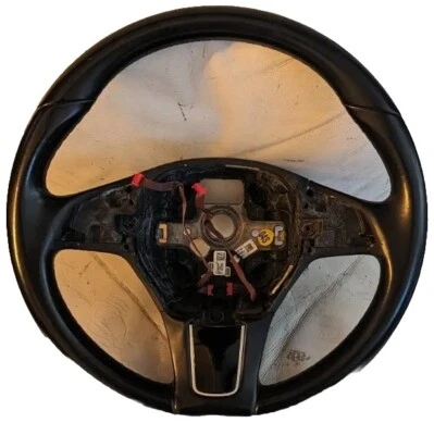 2011-2014 Volkswagen Touareg Genuine OEM Steering Wheel With Switch Control Unit - Image 1 of 4