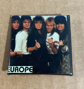 Europe Sweden Rock PIN BUTTON Band Very Good Condition - Picture 1 of 2