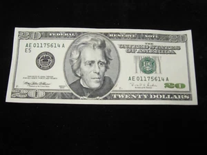 1996 Series $20 Twenty Dollar Bill Note Crisp UNC. Must See Very Nice! - Picture 1 of 16