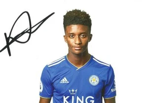 LEICESTER: DEMARAI GRIS FIRMADO 6x4 2018/2019 FOTO RETRATO + CERTIFICADO DE AUTENTICIDAD - Imagen 1 de 1