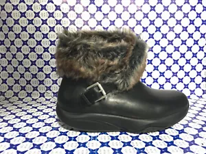 MBT Women's Shoes >> DISCOUNT << Nafaika Lth Fur - Black - NAFAIK - Picture 1 of 4