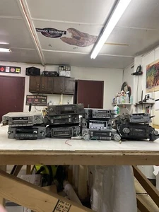 Vintage LOT Of 10 ✅ Alpine Realistic Kraco & MORE! Tape Deck AM FM Radios - Picture 1 of 11