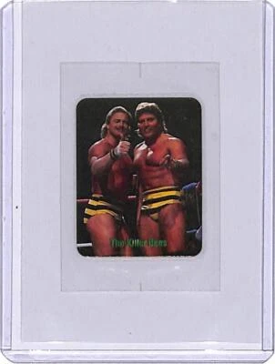 Pegatina Borden WWF THE KILLER BEES 1988 sellada en soporte de plástico wwe Foto 1 de 2