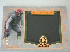2014 Topps Museum TAMBA HALI Kansas City Chiefs Pro Bowl Worn Jersey #ed 18/50 - Picture 1 of 1