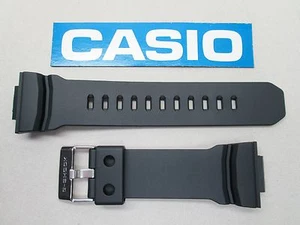 Genuine Casio G-Shock GA-200 GA-201 GA200 GA201 black resin watch band 10400762 - Picture 1 of 6