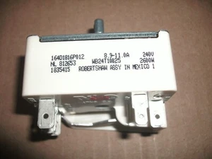 ROBERTSHAW GE HOTPOINT WB24T10025 164D1816P012 8.9-11A 240V2600W INFINITY SWITCH - Picture 1 of 3