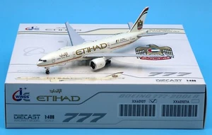 JC Wings 1:400 Etihad Airways Boeing B777-200LR Diecast Aircraft Model A6-LRD - Picture 1 of 13
