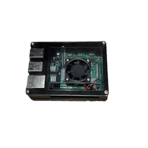 Raspberry Pi 4 Computer Model B 4GB RAM with case and fan - Afbeelding 1 van 5